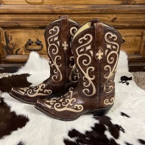 Tony Lama Snip Toe 8.5B